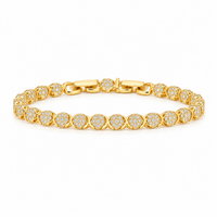 Luxe Clover Crystal Bracelet