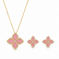 Blush Clover Jewelry Set