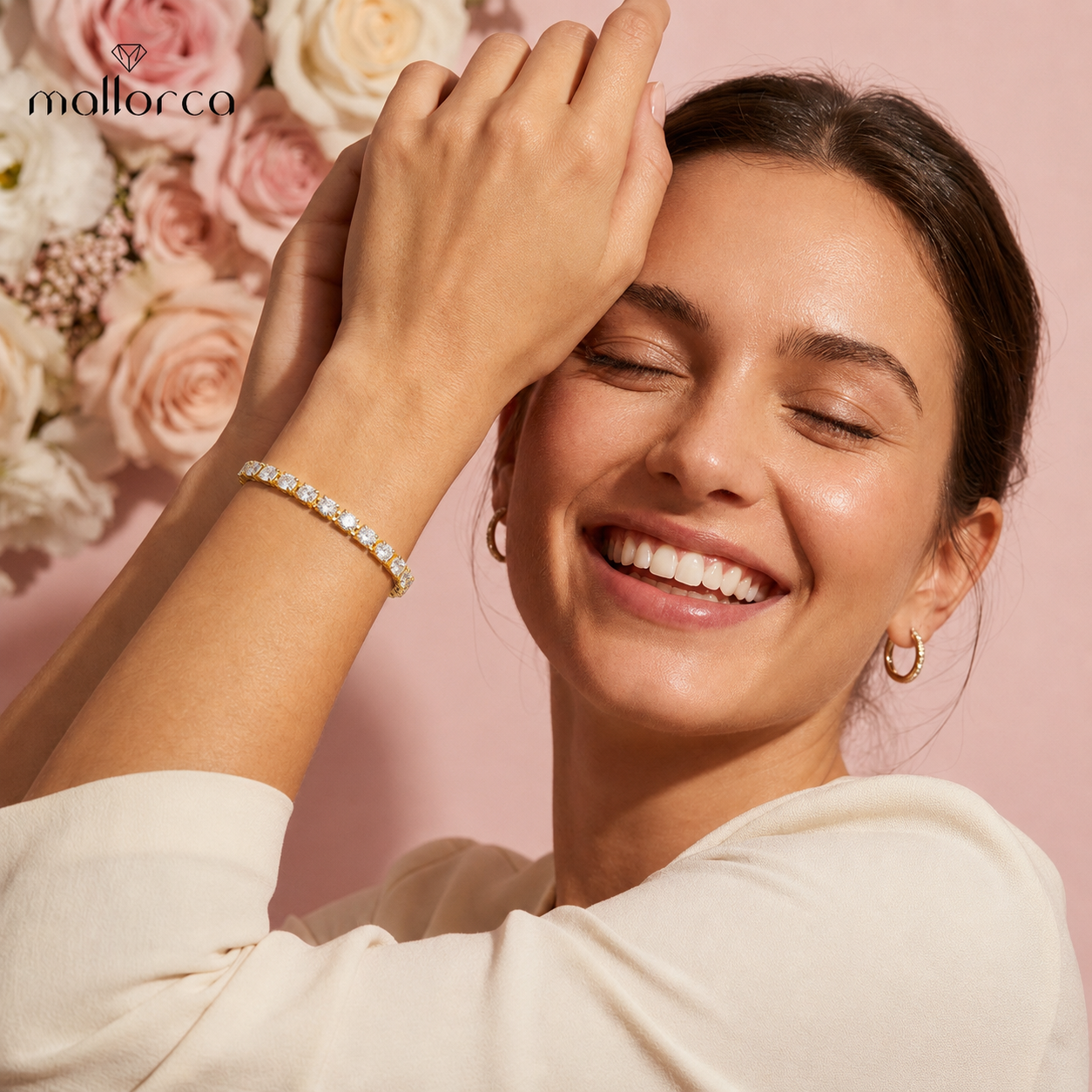Monaco Wide Tennis Bracelet