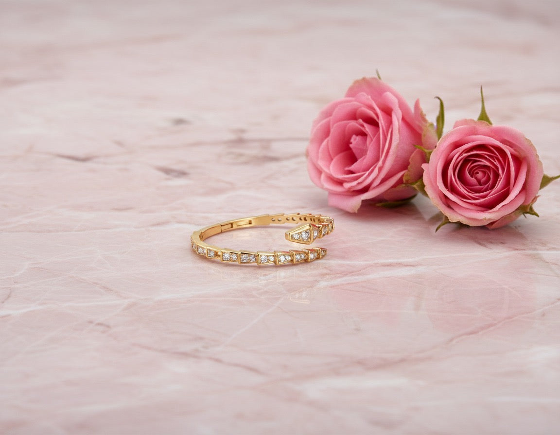 Valeria Geometric Crystal Cuff