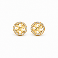 Classic Medallion Stud Earrings