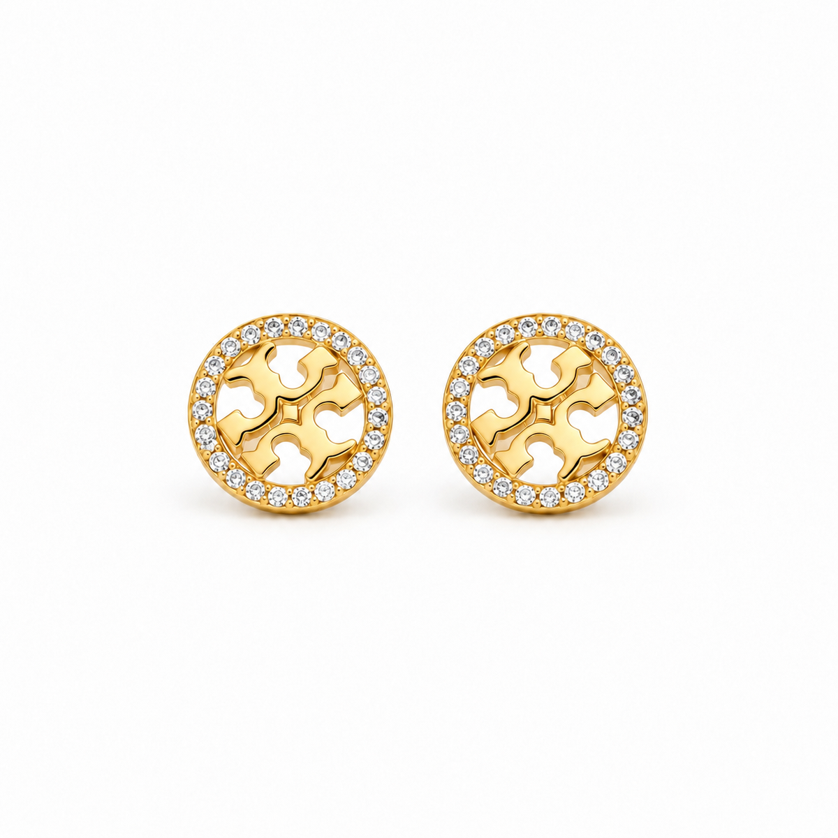 Classic Medallion Stud Earrings