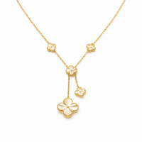 Lumière Clover Drop Necklace