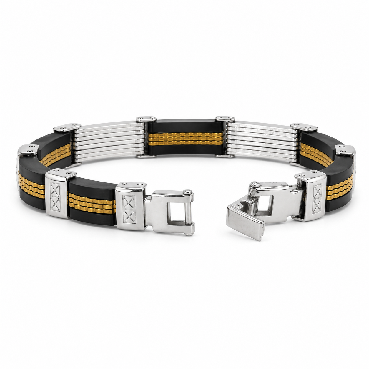 Regent Two-Tone Men’s Bracelet
