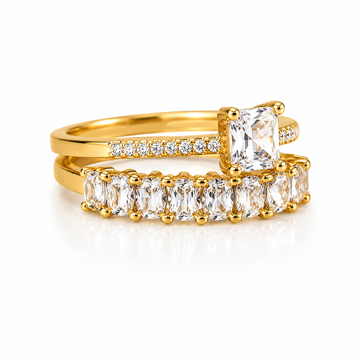 Princess Halo Ring Set