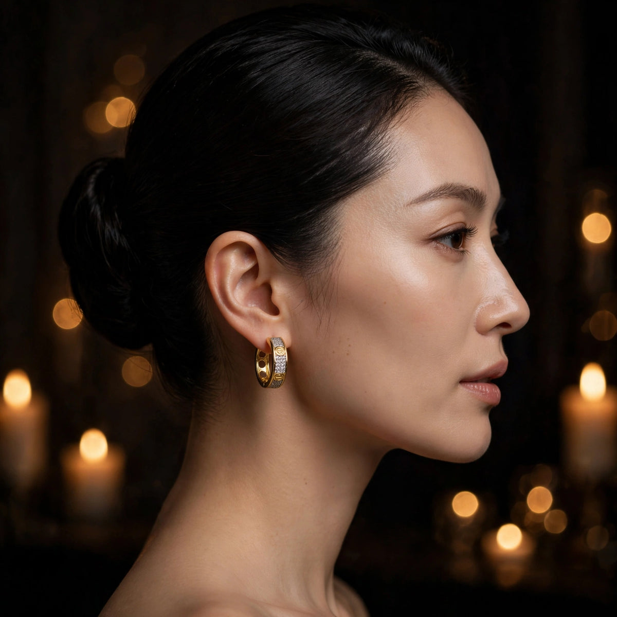 The Lumière Pavé Earrings