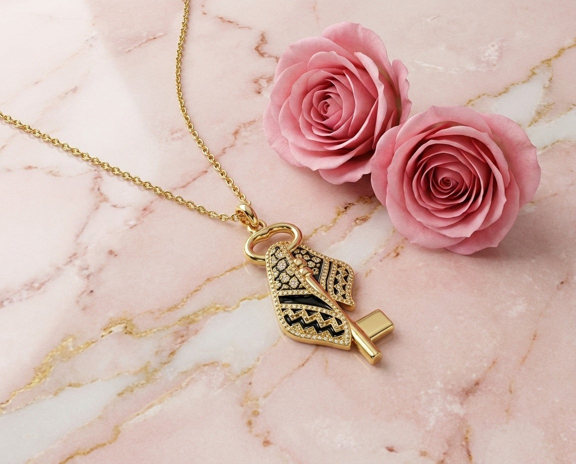Palestine Keffiyeh Necklace