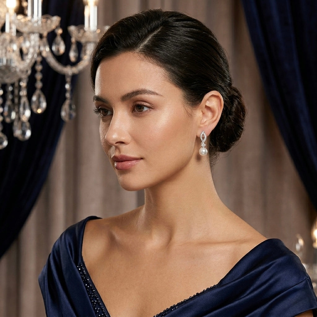 Pearl Royale Drop Earrings