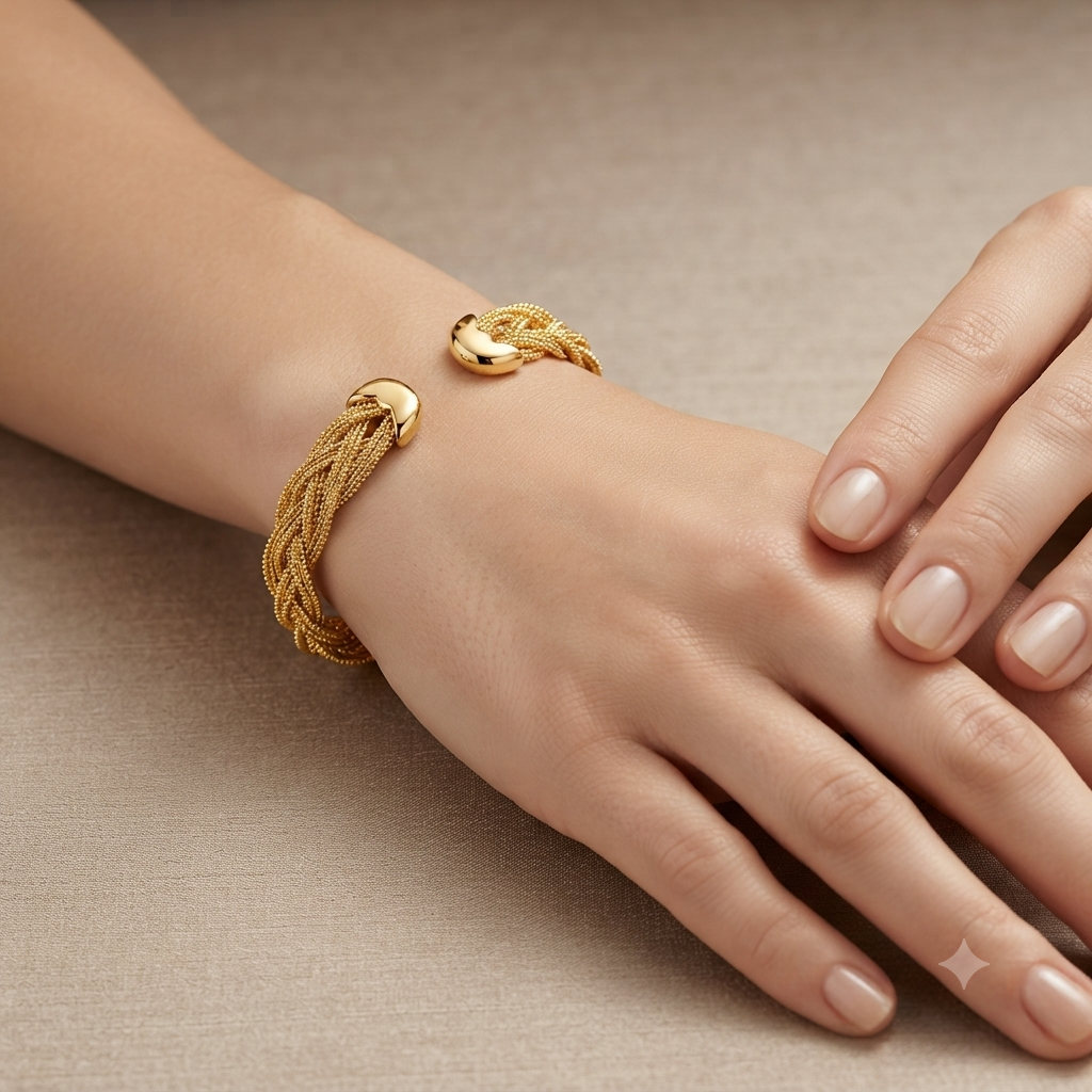 Luna Woven Cuff Bracelet