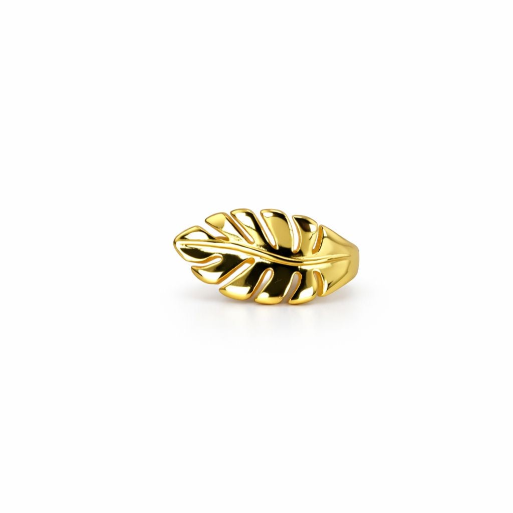 Golden Leaf Ring