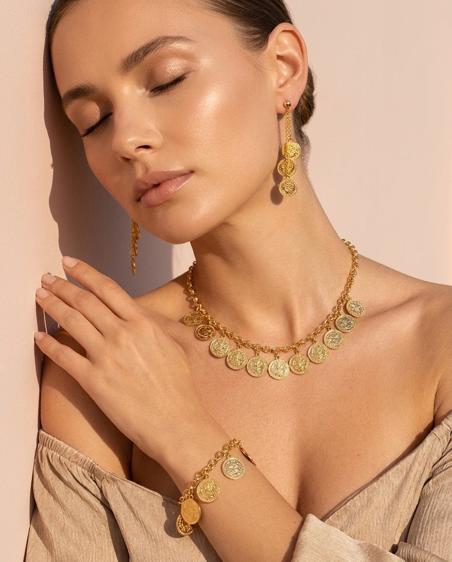 Andalusian Heritage Coin Necklace