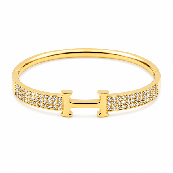 Golden Aura Bracelet with ring