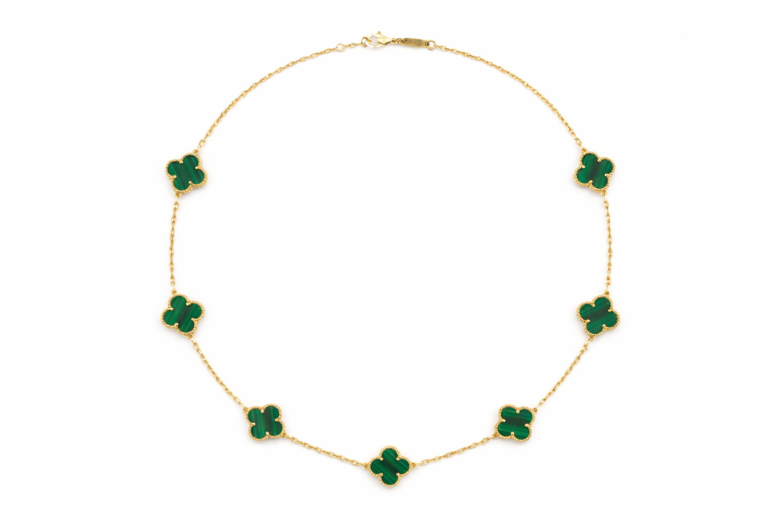 Emerald Luxe Clover Necklace