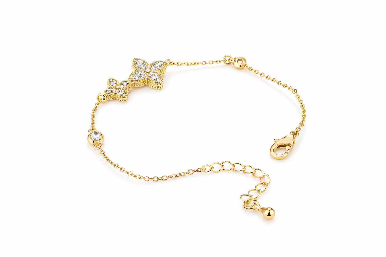 Valencia Triple Crystal Bracelet