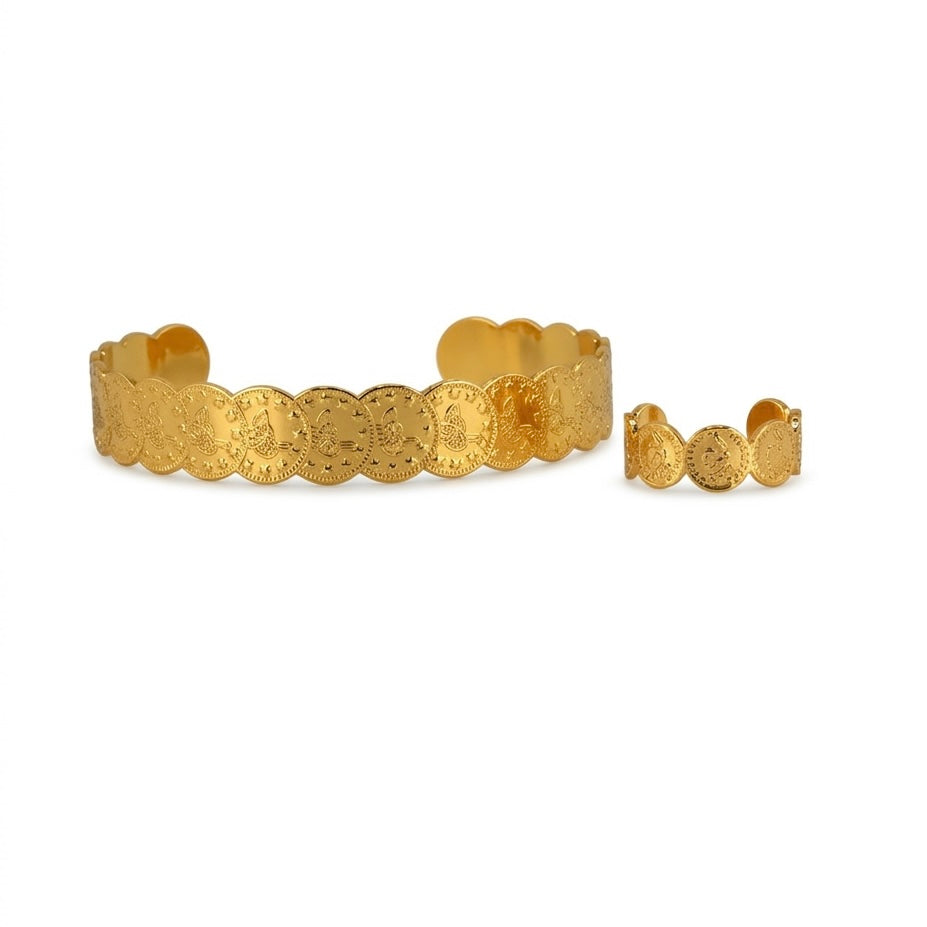 Valencia Coin Statement Ring