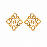 Royal Lace Stud Earring
