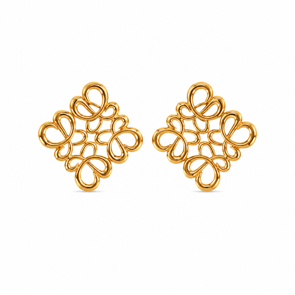 Royal Lace Stud Earring