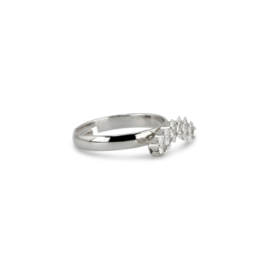 Marquise Curve Adjustable Ring
