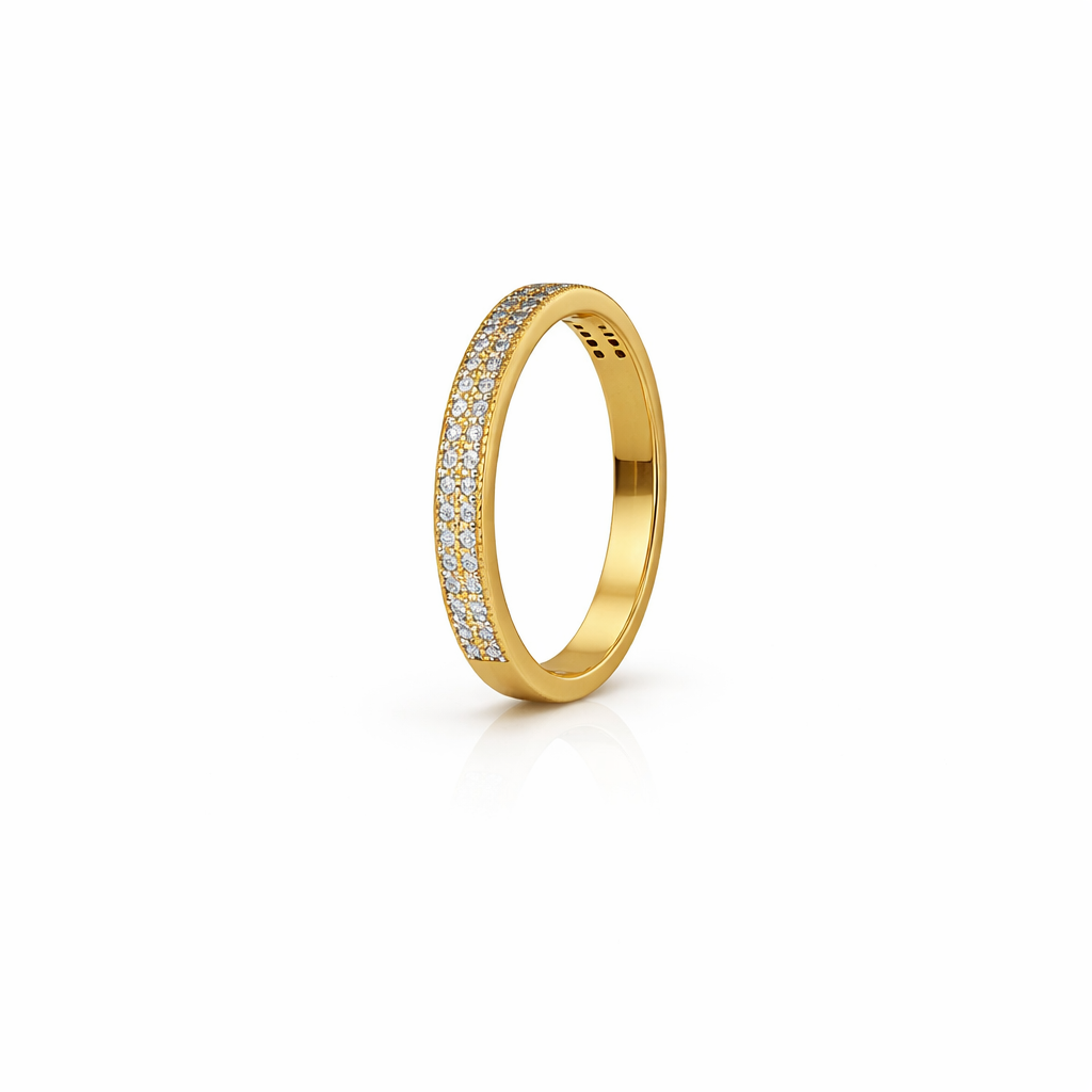Éclat Crystal Band Ring