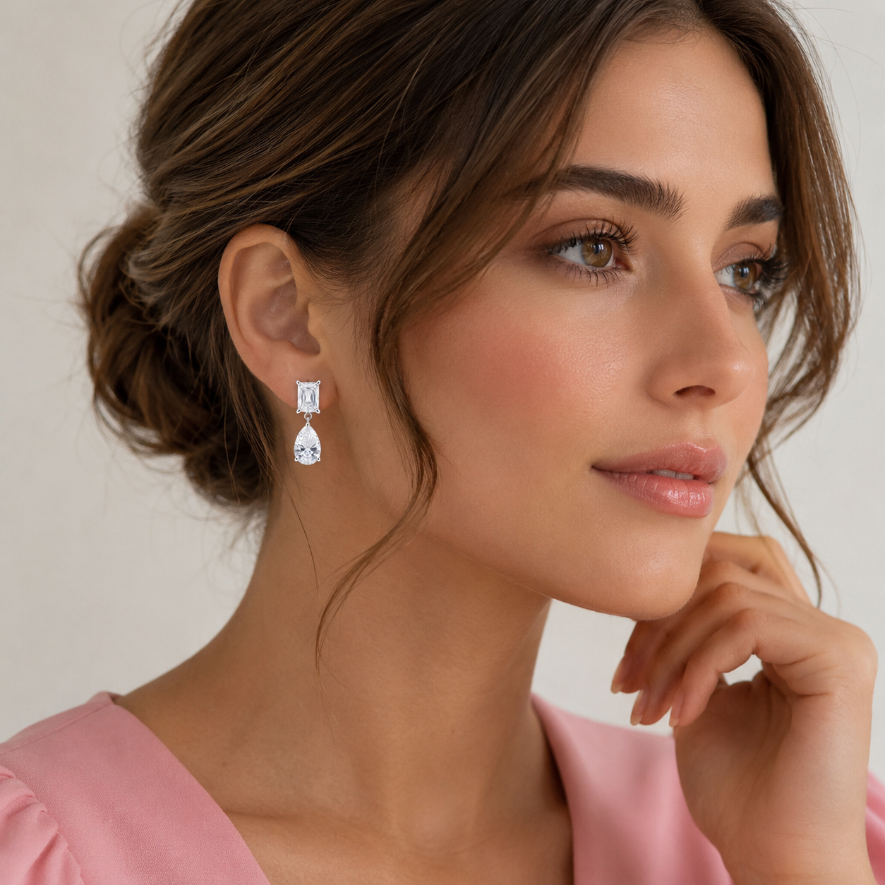 Luna Pear Drop Earrings