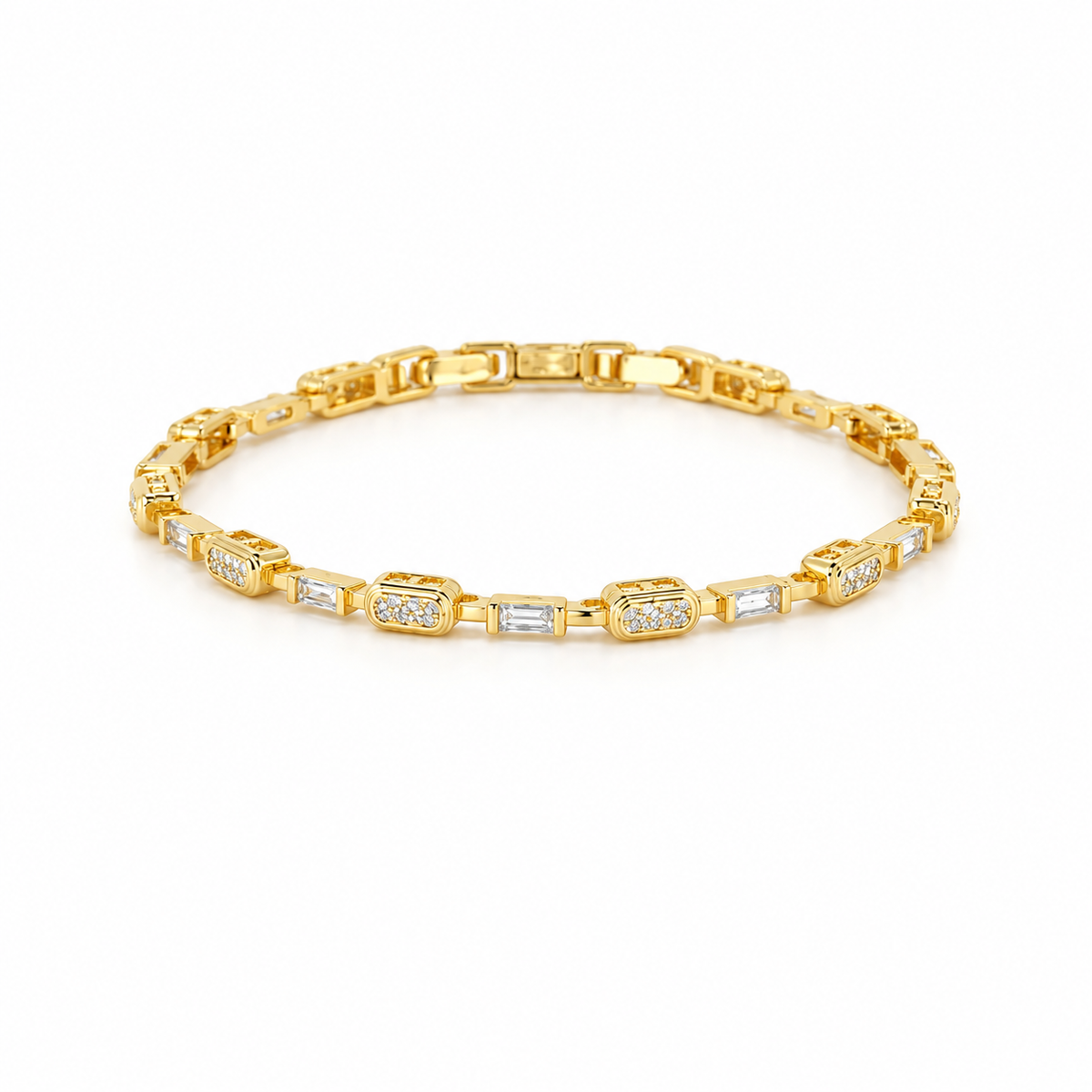 Royal Baguette Crystal Bracelet