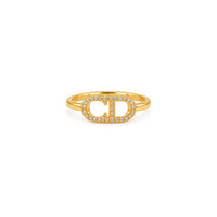 Dainty CD Zircon Ring