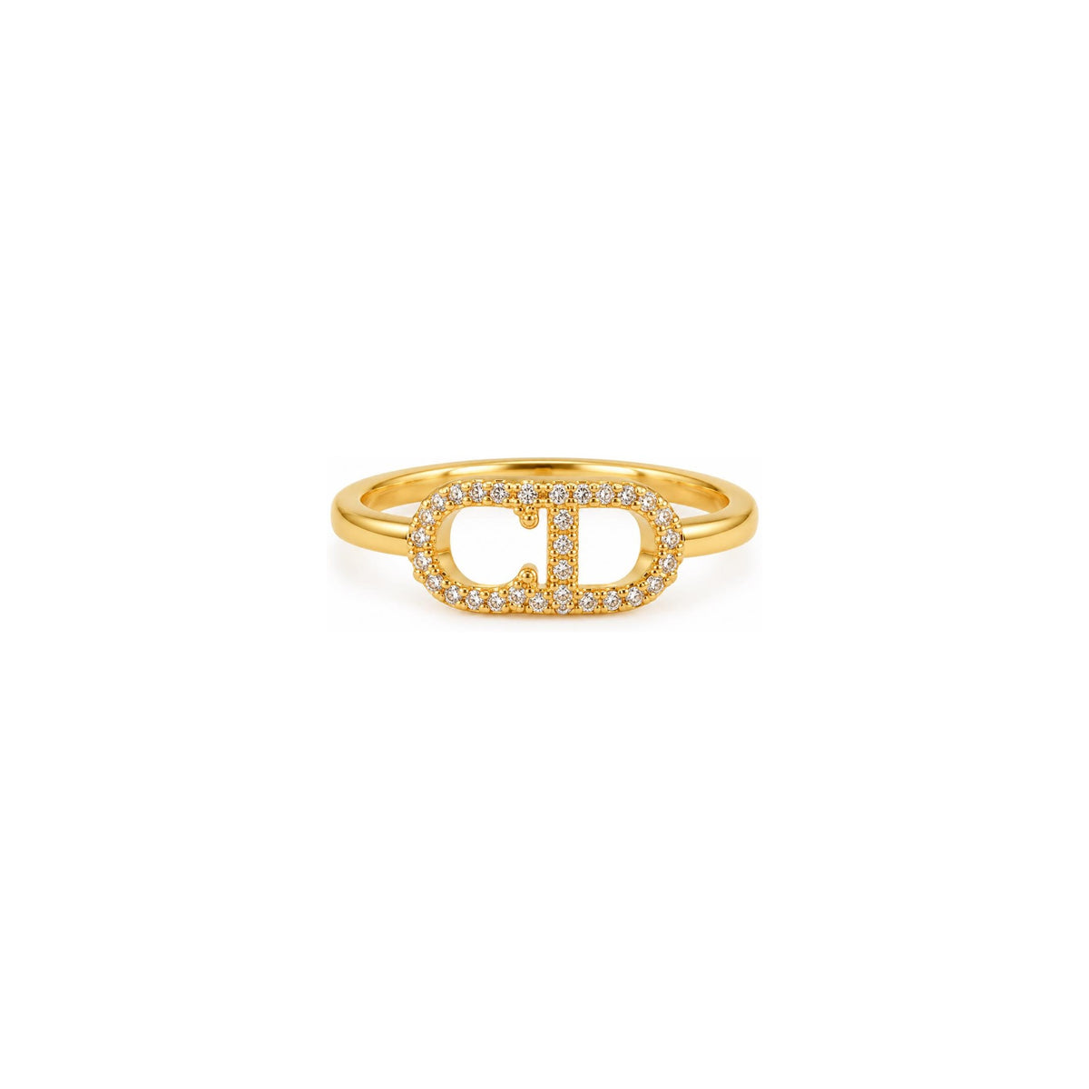 Dainty CD Zircon Ring