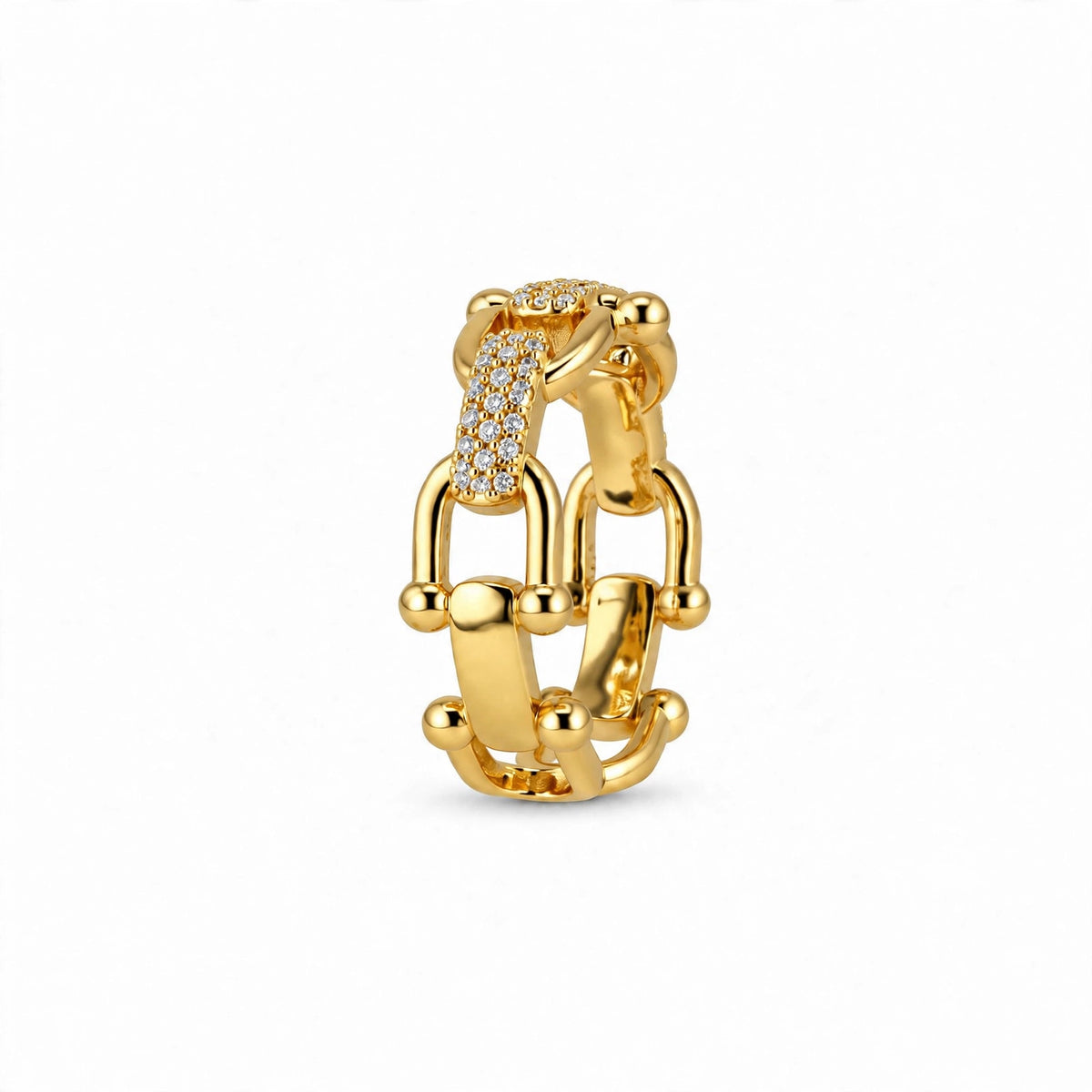 Zircon Chain Ring