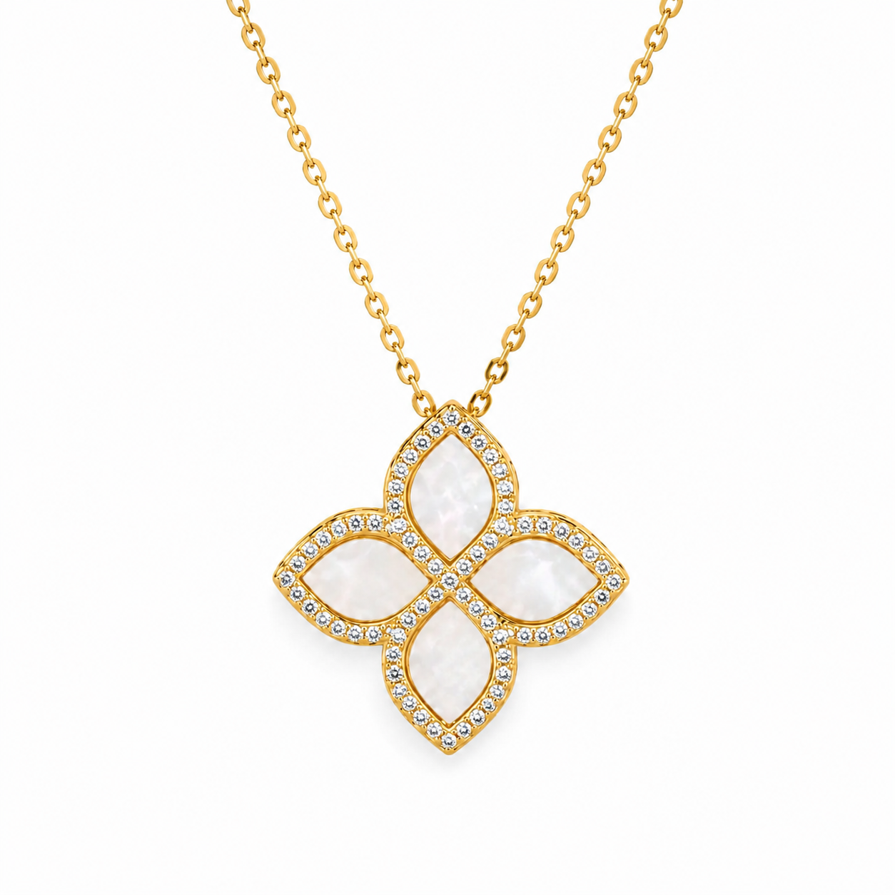 Pearl Clover Jewelry Set