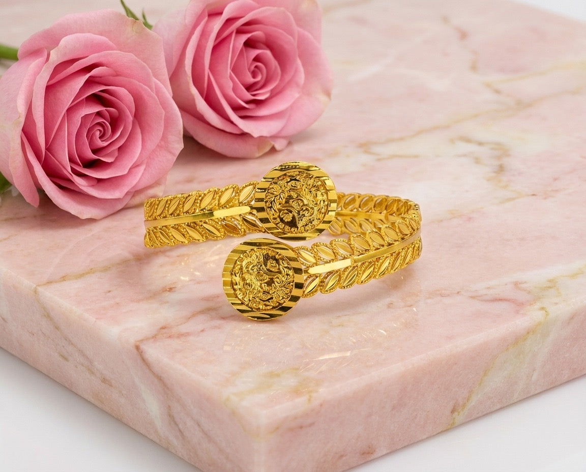 Valencia Coin Twist Bangle