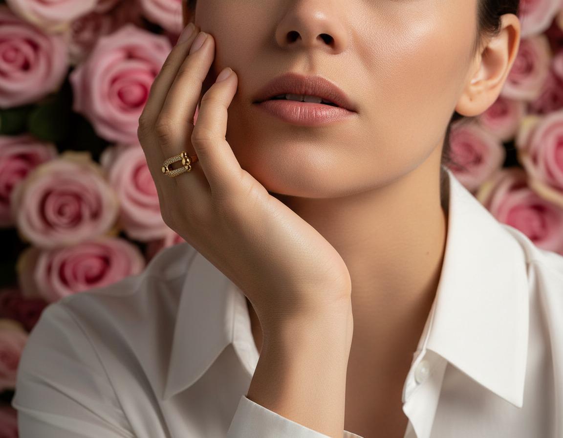 Celeste Bar Gold Ring