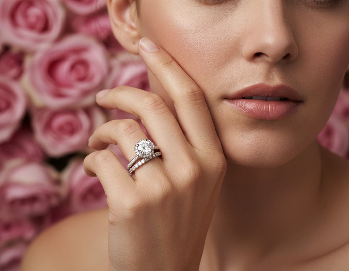 Crown Solitaire Ring – Adjustable