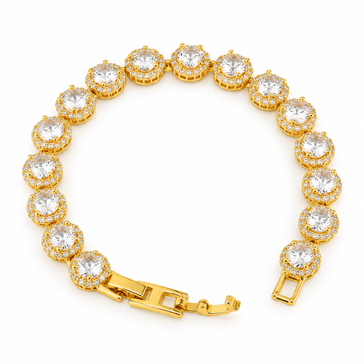 Éclat Crystal Halo Bracelet