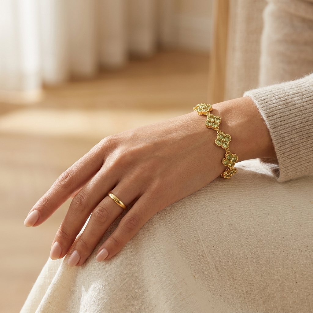 Golden Petal Bracelet