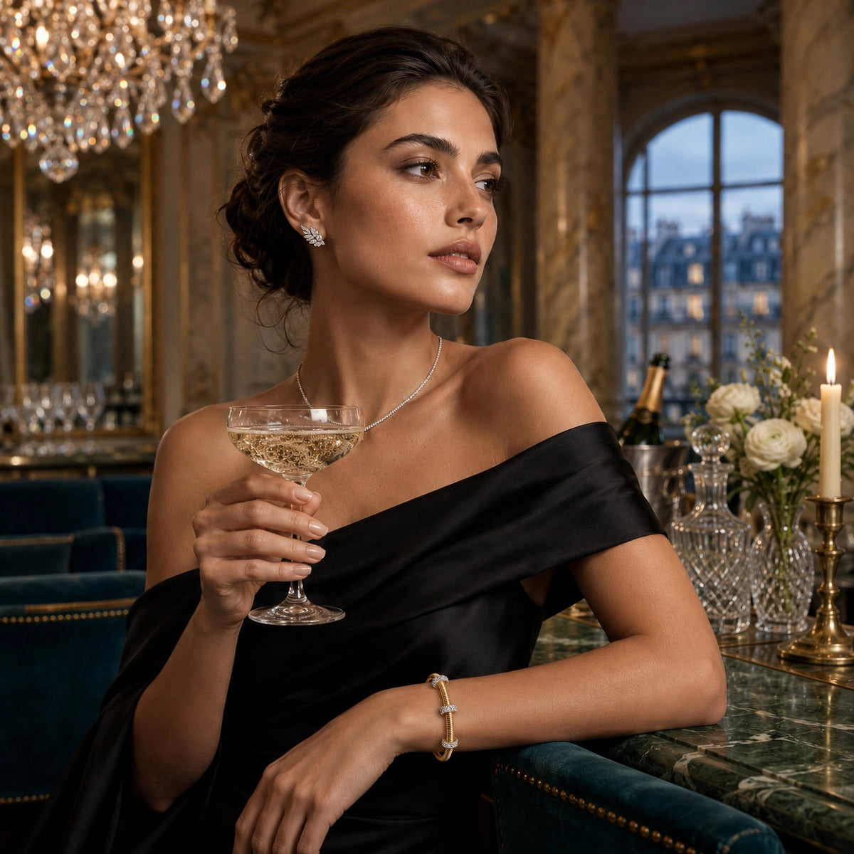 Liora Trio Pavé Cuff