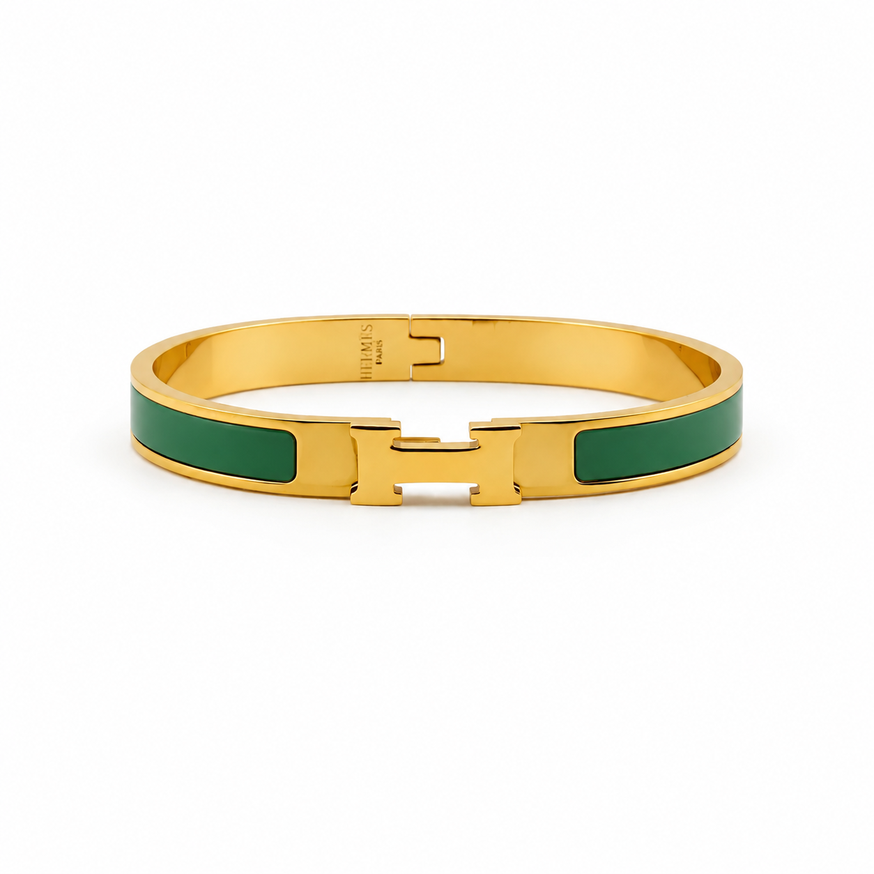 Emerald Equestrian Cuff Bracelet