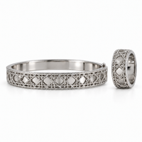 Silver Lattice Bracelet