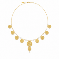 Royal Pearl Coin Necklace