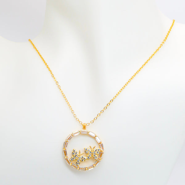 Golden Butterfly Necklace