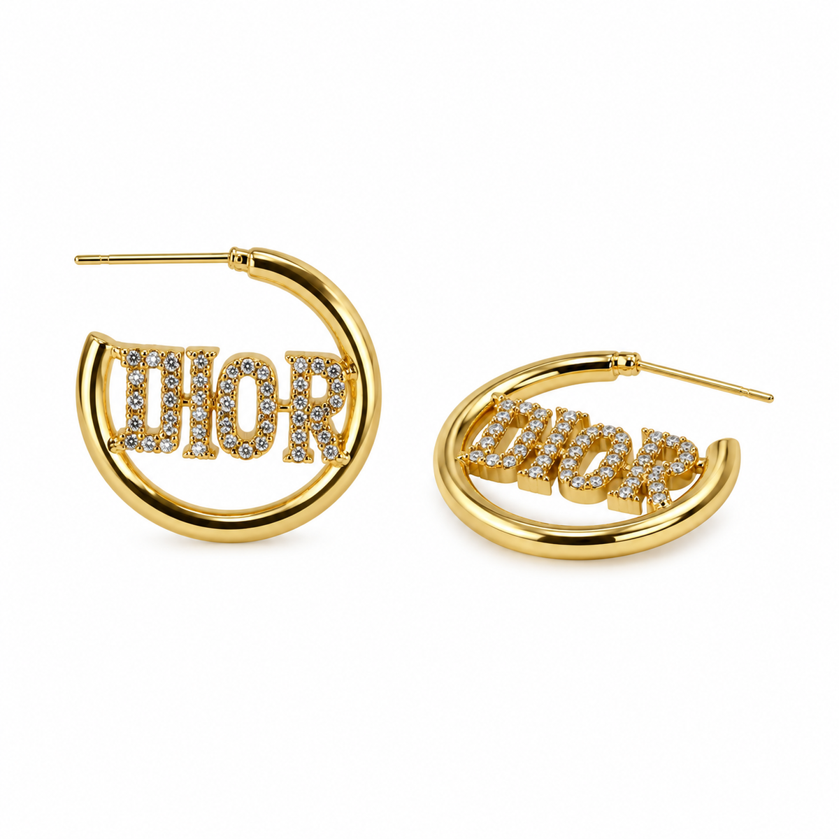 Riviera Crystal Hoop Earrings