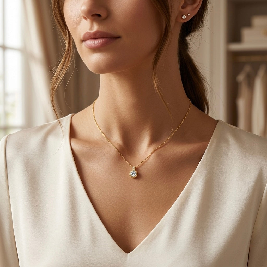 Celeste Mini Diamond Necklace