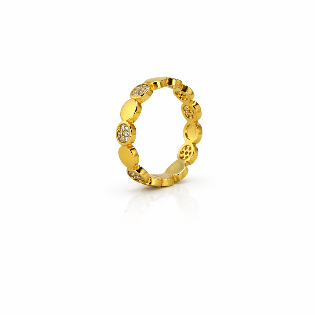 Lumière Coin Gold Ring