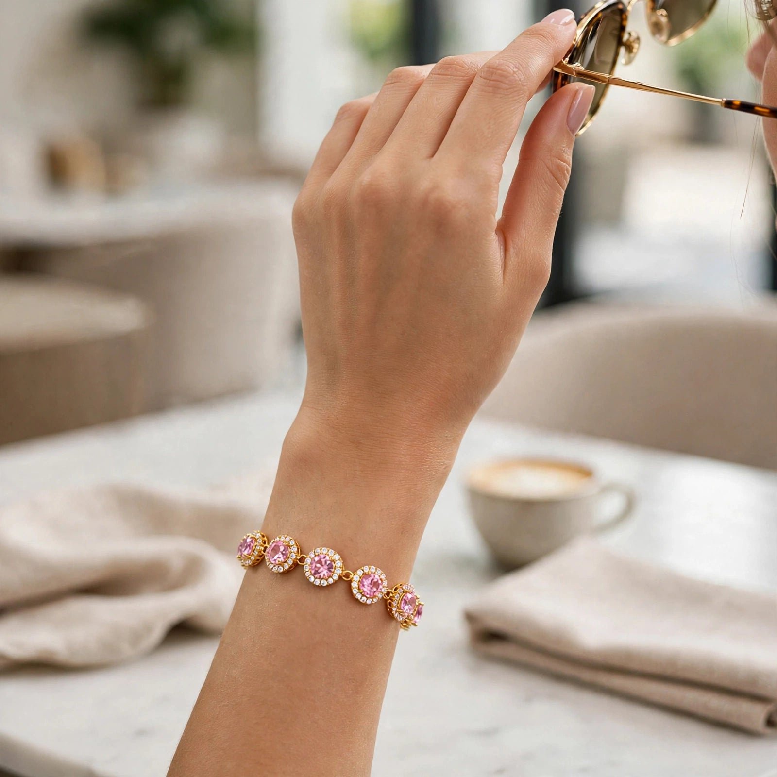 Rosélle Blush Bracelet