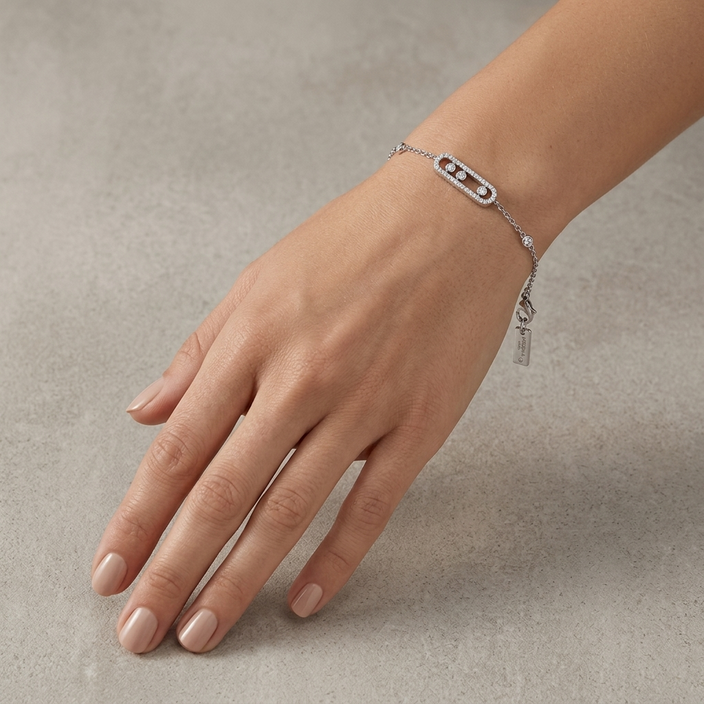 The Masterpiece Motion Chain Bracelet – Silver