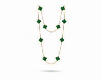 Emerald Clover Layered Necklace