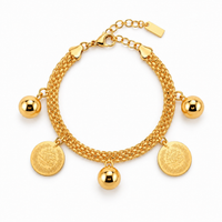 The Aurelia Coin Charm Bracelet