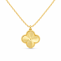 Classic Gold Clover Necklace