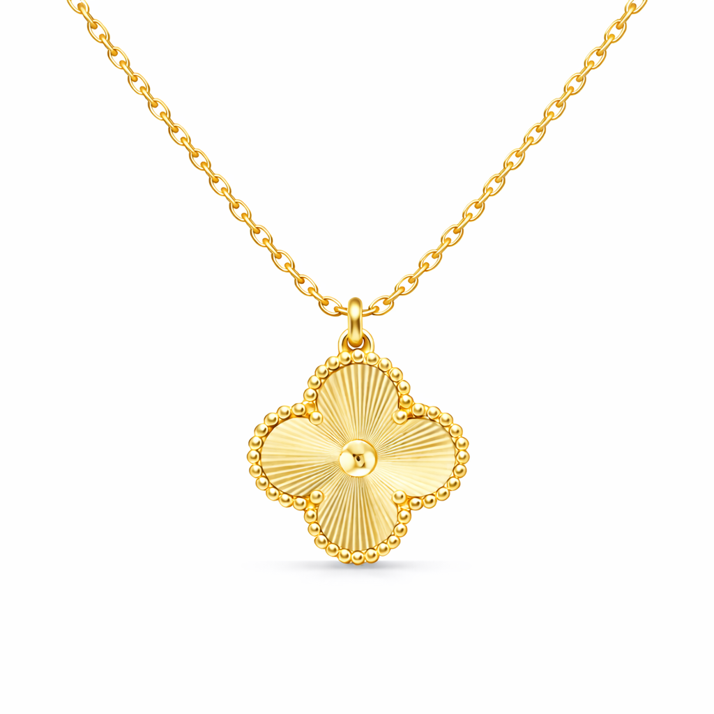 Classic Gold Clover Necklace