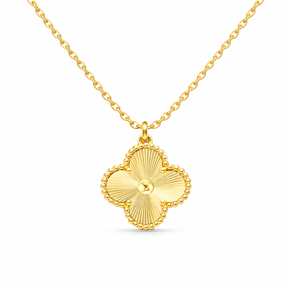 Classic Gold Clover Necklace