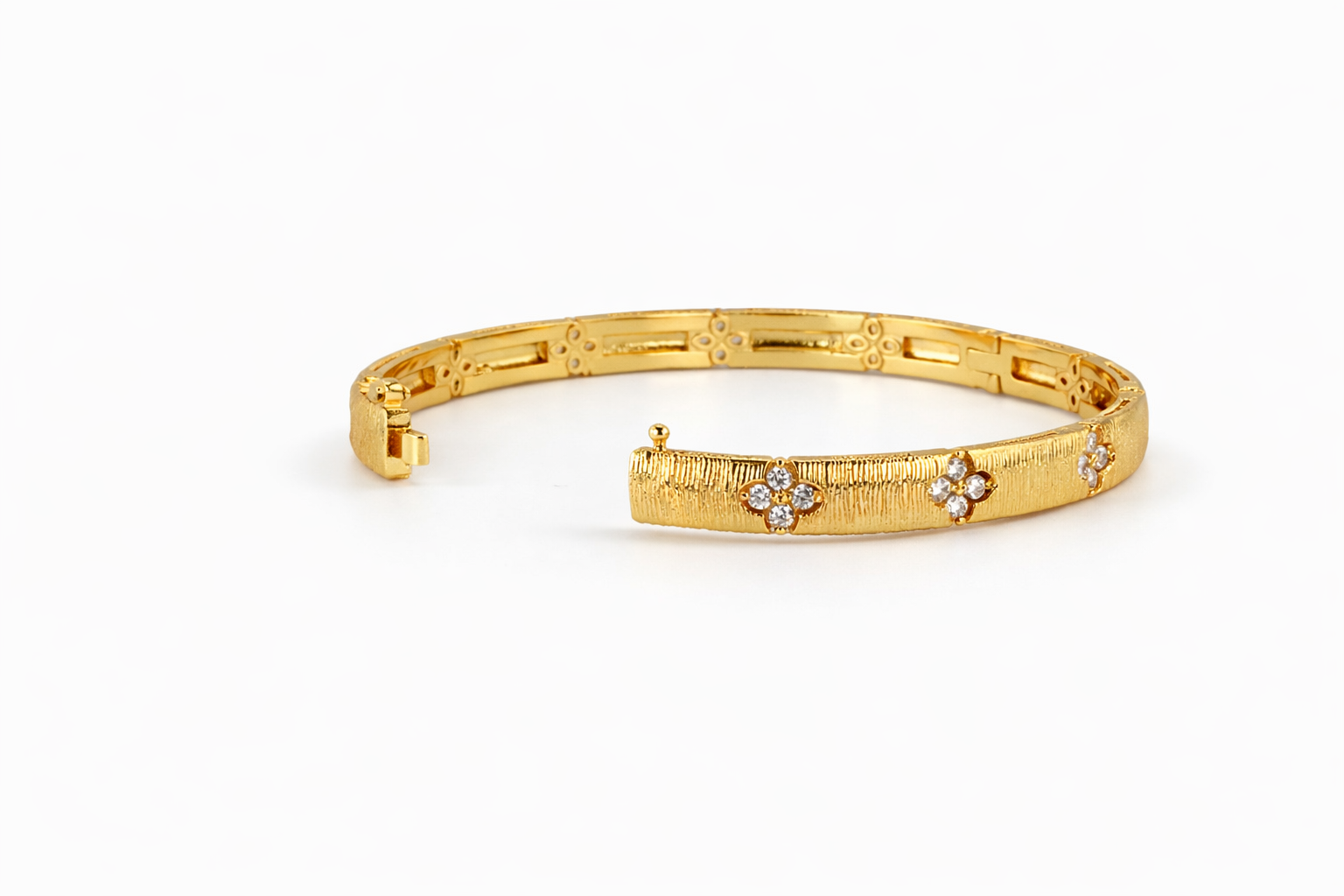 Luxe Floral Gold Bracelet